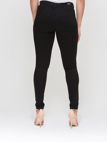 Black Noir Mid Rise Jeans